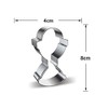 Aeyistry 3 Pcs Different Shapes Stainless Steel Cross Cookie Cutter,Easter