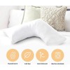 HOMES-LINEN V Pillow Orthopaedic V Shaped Pillow Extra Cushioning Support