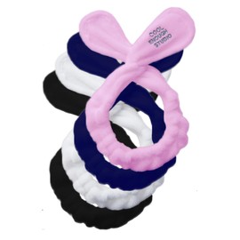 Azurte Rabbit Ears, Hair Band, For Travel, Pool, Gym, Home, Coordination, 4 Color Set, Set of 3