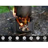 Boundless Voyage Camping Alcohol Stove Ultralight Titanium Wood Stove Outdoor