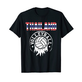 Proud Thailand Volleyball Fans Jersey - Thai Flag Sports T-Shirt