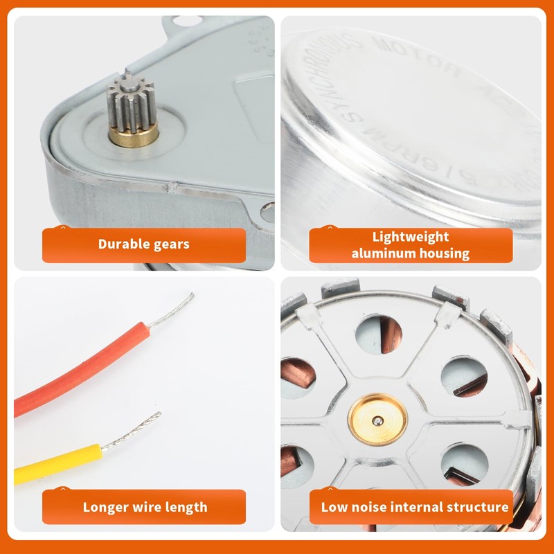 Honey-Well 802360JA Motor Compatible with V8043 or V8044 Zone Valves,