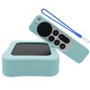 (1 Set)Silicone Protective Case Cover for Apple TV 4K and