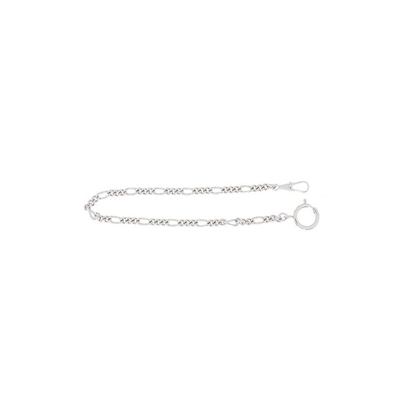 Jean Jacot Pocket Watch Chain - Figaro Curb Round -