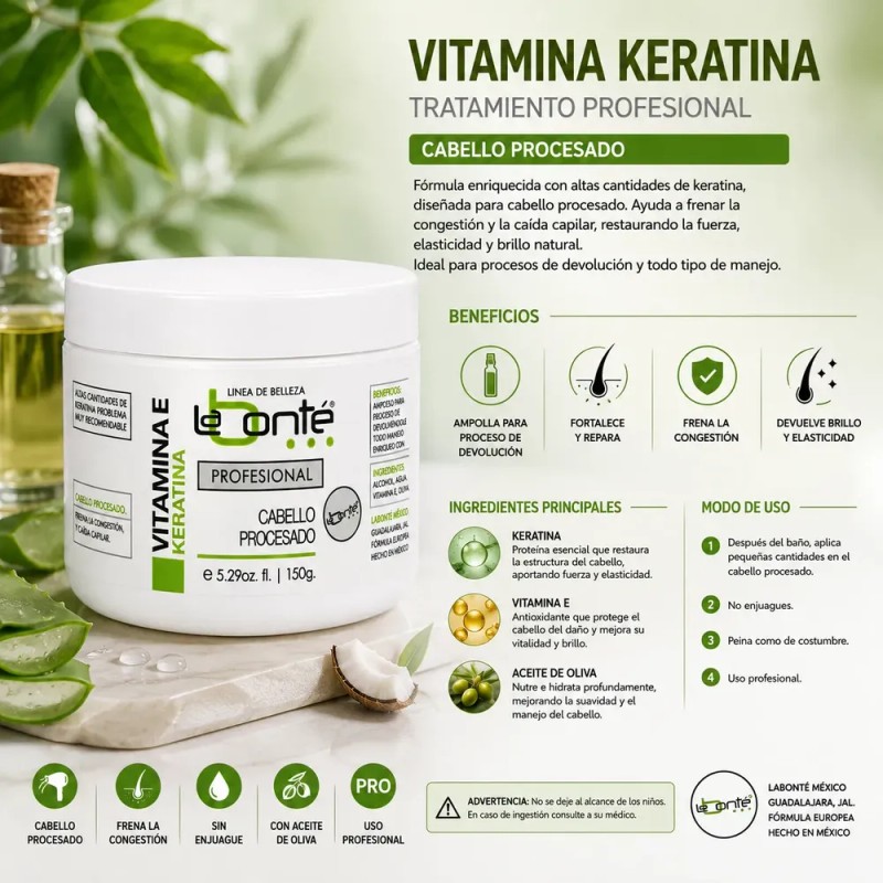 Labonte Vitamina E Keratina 150g