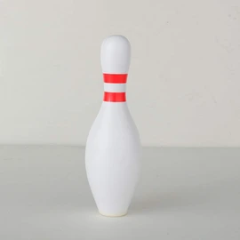 Garneck Bowling Pin Piggy Bank - Unique Plastic Coin Bank for Kids and Toddlers for Home and Office Decor
