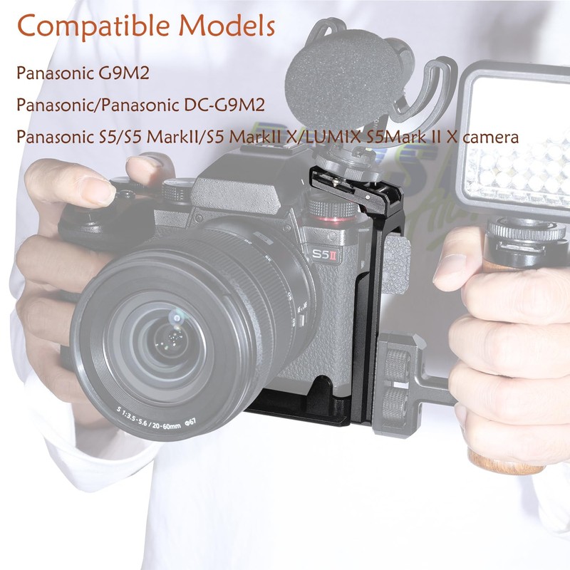 NICEYRIG Quick Release L Bracket Plate,DSLR Camera Mount Quick Release