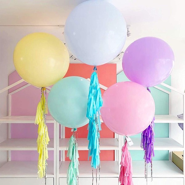 30pcs Pastel Balloons 18 inch Large Pastel Balloons Big Round