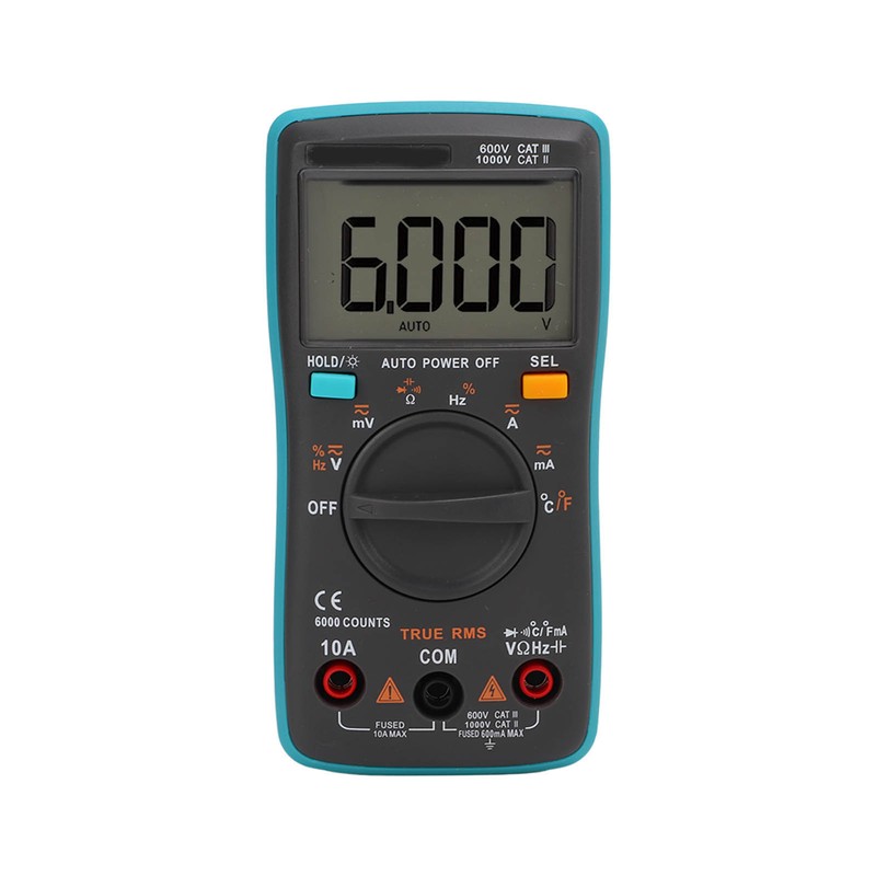 ZT102 6000 Digital Multimeter Automatic Range Multimeter Portable Voltage Current