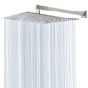 HarJue Shower Head with Extension Arm, High Pressure Square with