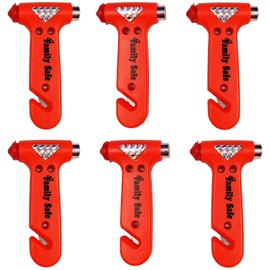 6 Pack Emergency Escape Tool - Seatbelt Cutter Window Breaker