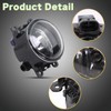 Lqito Fog Lights With Bulbs Fits 2011-2015 Explorer，2013-2016 Fusion，2008-2014 Focus,2005-2011