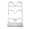 Wall Mounted Pot Lid Rack 304 Stainless Steel Punch Free