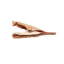 ProTechTrader Solid Copper Alligator Clips (4 pack) - Soldering Heat Sink & DIY Test Clip Wire Connector - Style: 5a Smooth Toothless Clips (4pcs) - 1.1in (27.8mm)