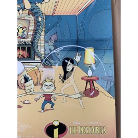 Chris Murray The Incredibles Screen Print Poster Commission Limited - 10 Left!
