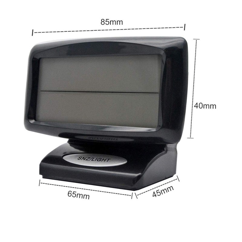 MASO Car LCD Digital Temperature Clock 2 in 1 Indoor