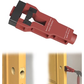 Door Latch Mortise Tool, Door Latch Installation Kit Help Remove Material to Install Door Latch for Clean, Accurate Professional Installation, Door Latch Tool for Use with 1-3/4" or 1-3/8" Thick Door
