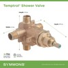 Symmons 262BRBODY Temptrol Brass Pressure-Balancing Tub and Shower Valve with