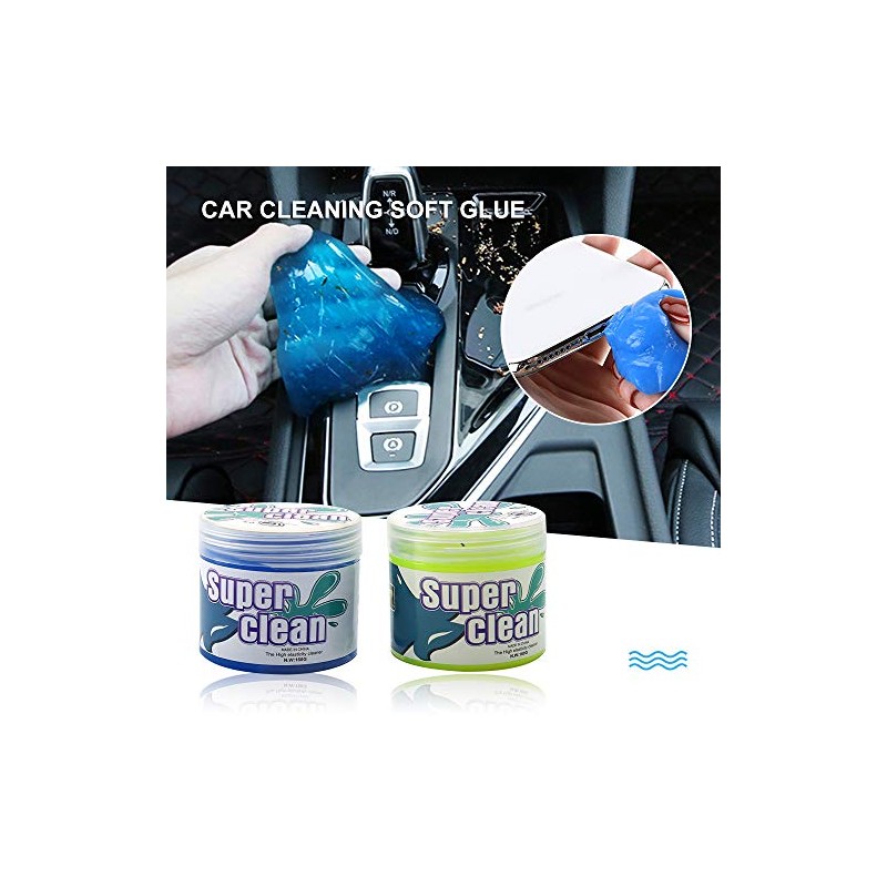 laffoonparts 2Pcs Car Cleaning Putty Gel, Universal Car Interior Cleaner