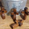 KyooteLfv Cross My Heart, Encouragement Gift Wooden Cross for Christians,