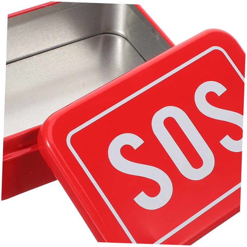 OHPHCALL Outdoor Survival Shockproof Metal Small Container Survival Supplies Case