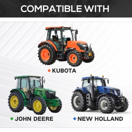 YZONA 3 Point Trailer Hitch with 2" Receiver for Category 1, 3 Pt Tractor, Heavy Duty Quick Hitch Drawbar Adapter for John Deere, Kubota, Kioti, Yanmar, Cat, NorTrac, BX, LM25H, WLM Tractor, Black