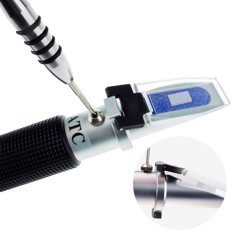 DANOPLUS Honey Moisture 58~90% Brix Refractometer with ATC, Handheld High