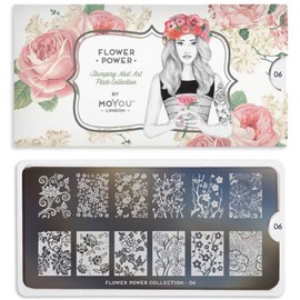 MoYou-London Stencil Flower Power Collection 06