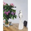 FeinKnick Harmonious Pair in Silver – Modern Sculpture 28 cm