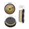 PATIKIL 2.8" 70mm Quartz Clock Insert, Round Quartz Movement Miniature