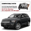 SOCKIR Halogen Headlight Assembly Fit for 2011 2012 2013 Jeep