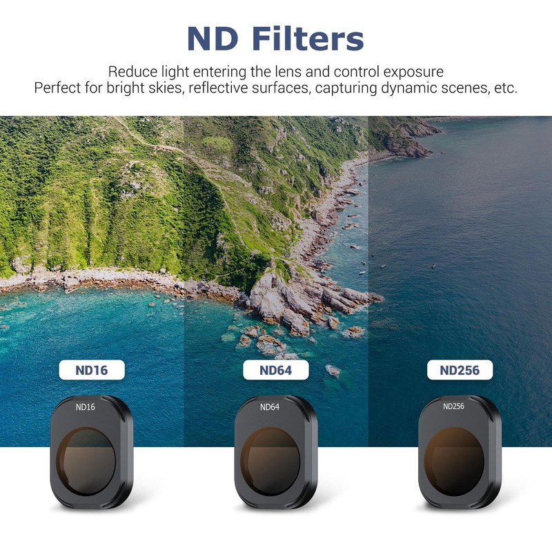 JJC ND CPL Filter Kit Compatible with DJI Mini 4