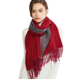 RIIQIICHY Pashmina Shawls and Wraps for Evening Dresses Scarfs for Women Fall Winter Travel Blanket Scarf Large Warm Scarves