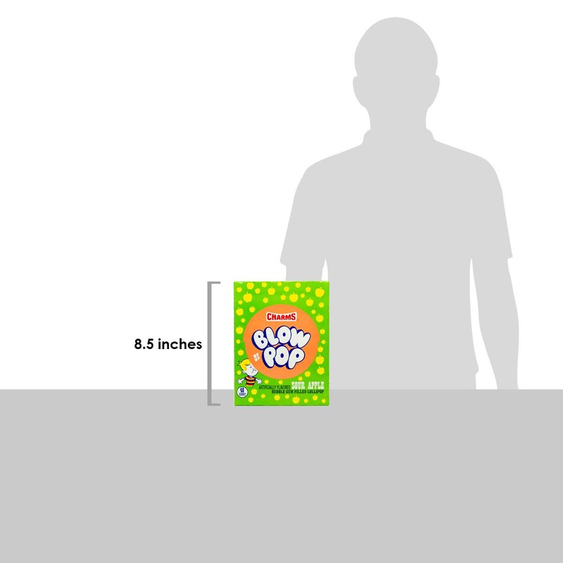 Charms Blow Pop Lollipops - Individually Wrapped Dual Candy and
