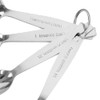apollo The HOUSEWARES Brand Measuring Spoon Set of 4 Oval,