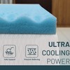 Zayton, 1-Inch Premium Convoluted Gel Memory Foam Toppers for Enhanced