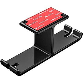 Headphone Stand Hanger Under Desk,360 Degree Rotating PC Gaming Headset Holder Aluminum Clamp Hook, Universal (Black)