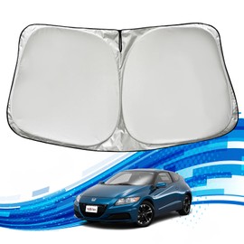 WeCar Honda CR-Z Front Sun Shade Windshield Sunshade Shade Curtain, Multi Sun Shade, Light Blocking, Windshield, One Touch, Thermal Insulation, 99% UV Protection, Interior Shade, For Car Use, Custom