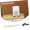 KOMBIUDA 8Pcs Isolation Feet Pads for Speakers Shockproof Rubber Base