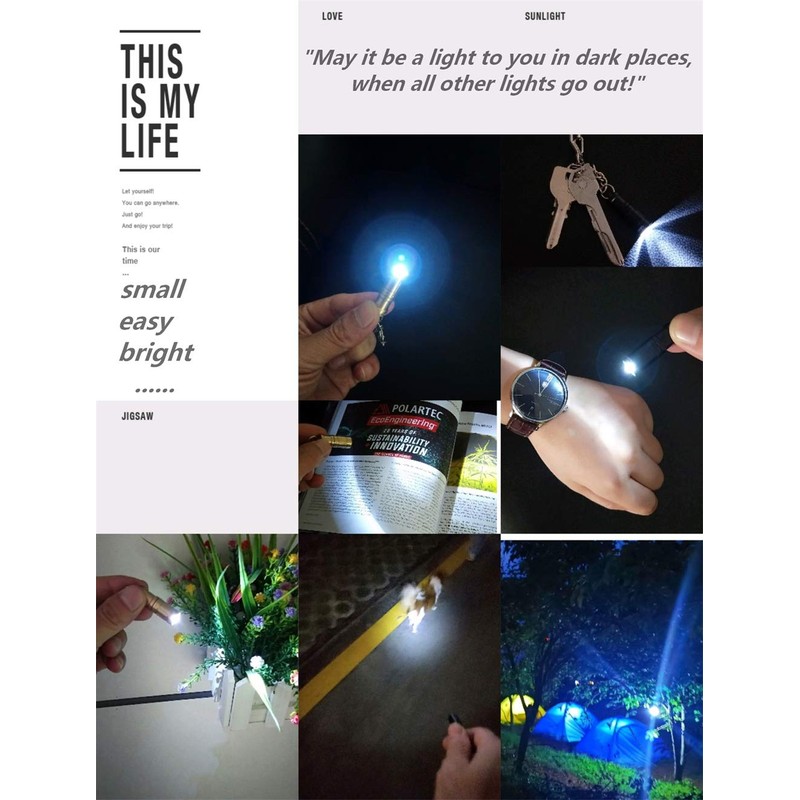 Nitefox e1 Smallest Keychain Flashlight Micro Tiny Mini Keychain Light