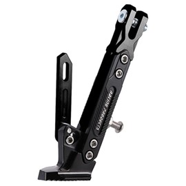 ENN LLC Motorcycle Kickstand Side Stand Height Adjustable Maintenance Stand Aluminum Alloy (Black)