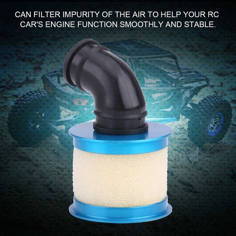 RC Car Air Filter HSP Sponge Durable Aluminum Alloy 1:10