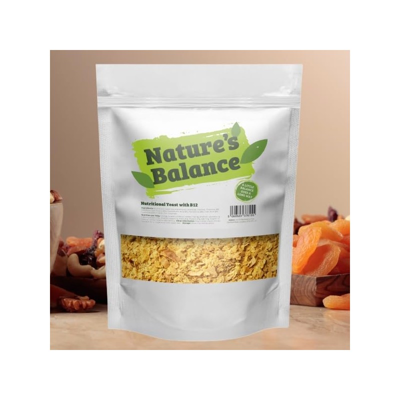 Nature's Balance Nutritional Yeast Flakes with Vitamin B12-125g