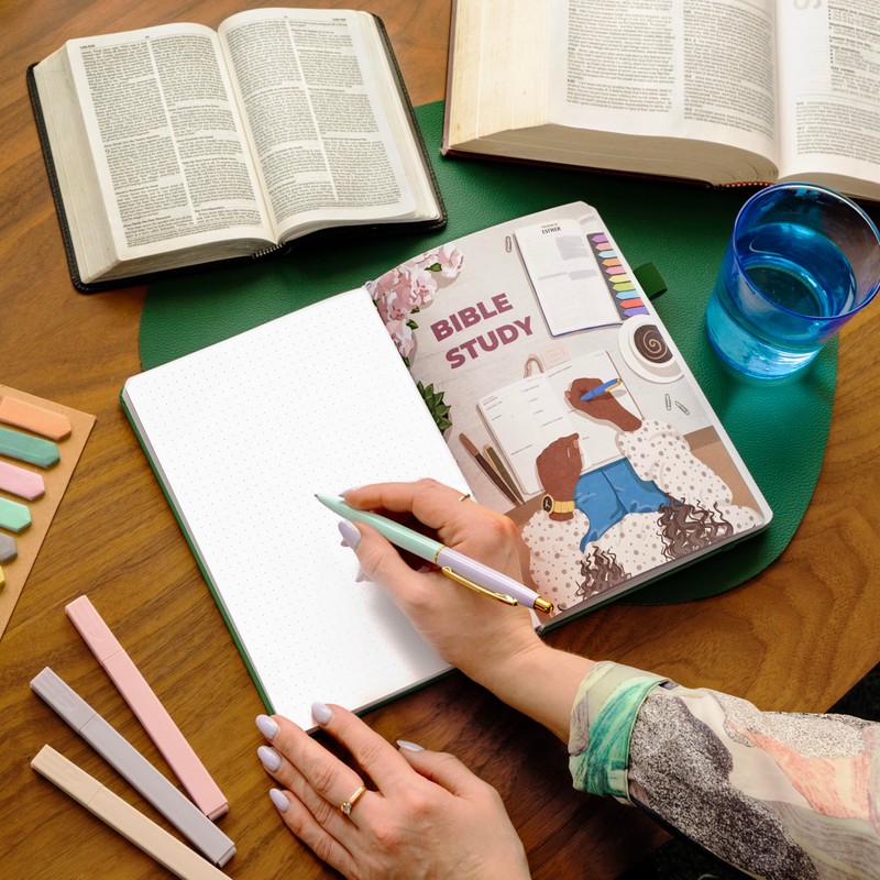 Clever Fox Bible Study Journal – Church Notes Notebook –