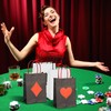 Lesnala 16Pcs Casino theme party favor gift bags with Handles