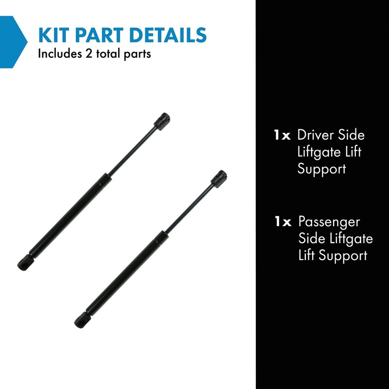 TRQ Liftgate Lift Support Shock Strut Set Compatible with 2000-2005