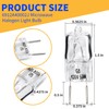 6912A40002J Microwave Lamp Halogen Light Bulb 120V 50W G8 Compatible
