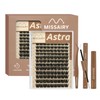 Astra Lash Clusters Kit, D Curly 10-18mm Wispy Individual Lashes