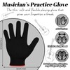 Jiuguva 4 Pack Guitar Gloves Guitar Fingertip Protector for Men