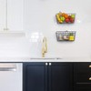 MaraFansie Hanging Kitchen Baskets Wire Storage Basket Over the Cabinet